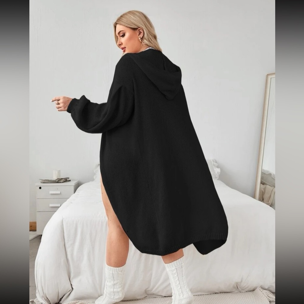 SHEIN | Hooded Duster Cardigan